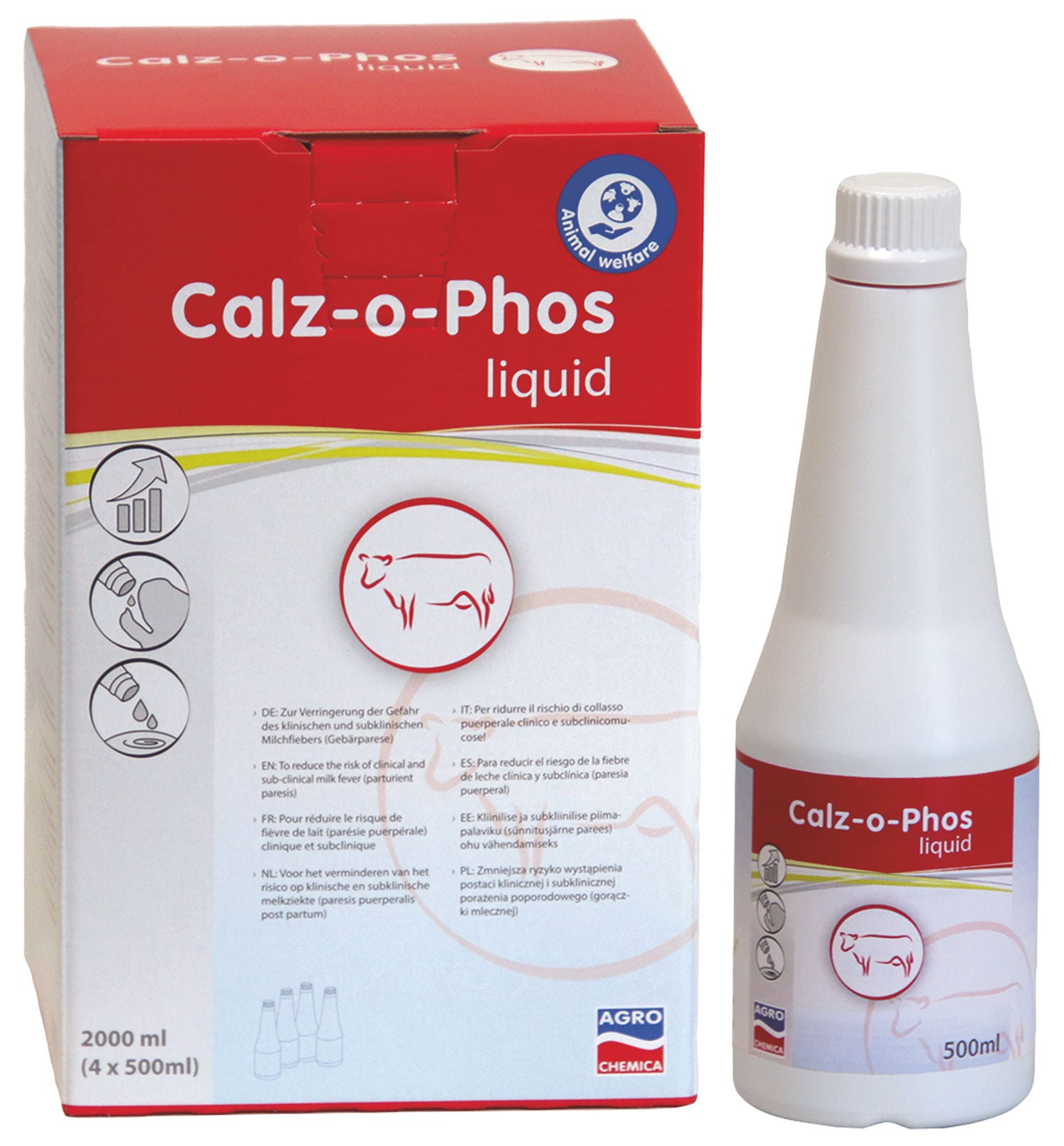 Calz-o-Phos Liquid / 4 Flaschen zu 500 ml