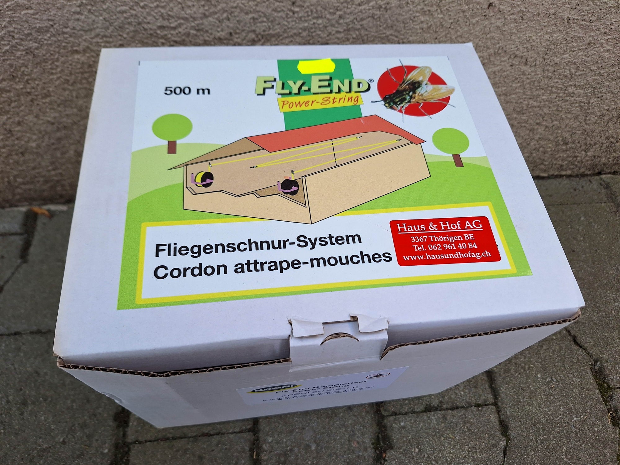 Fliegenschnur-System: Fly-End Power-String; komplett