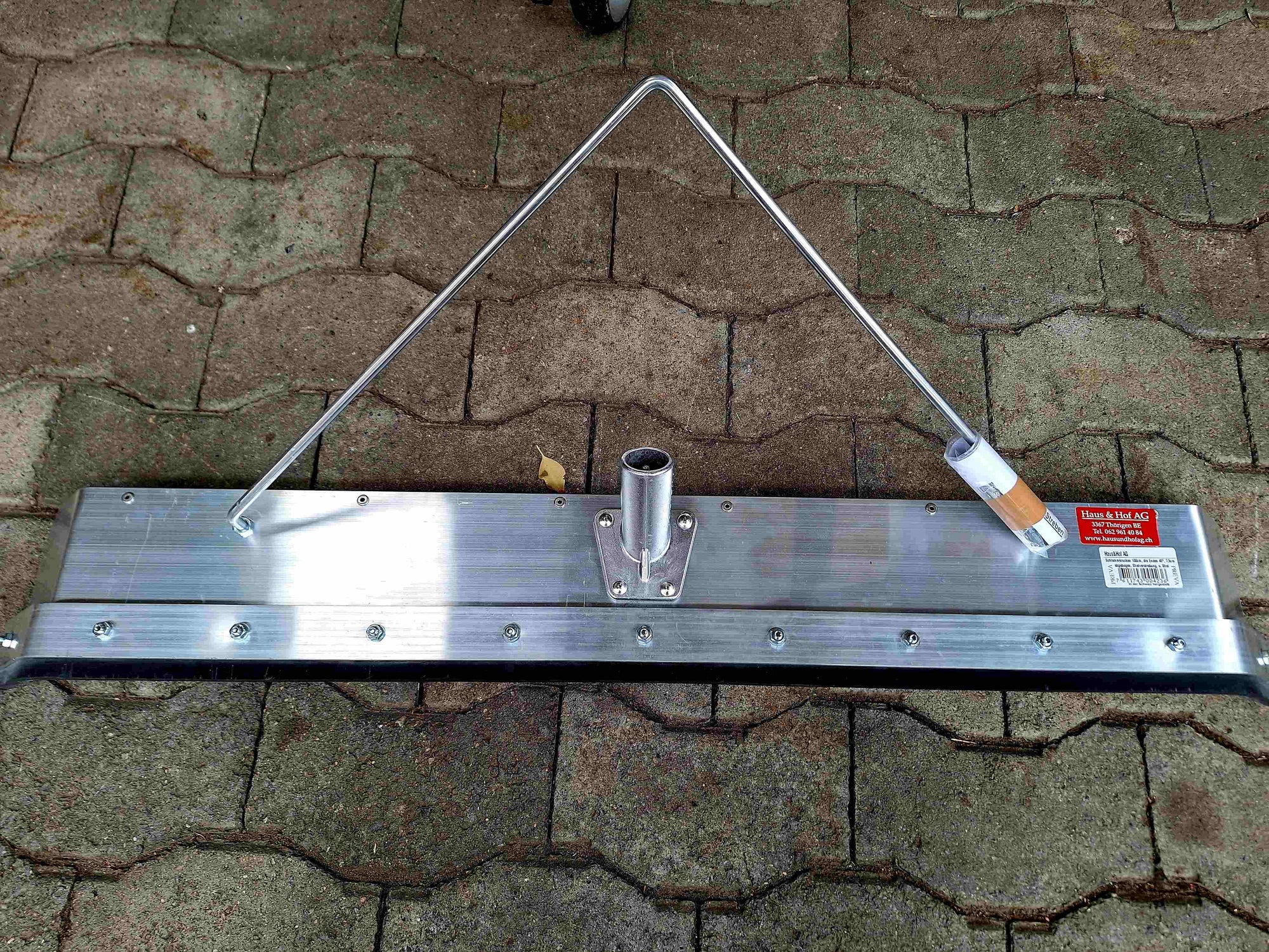 Alu-Abschorer mit Gummi-Lippe