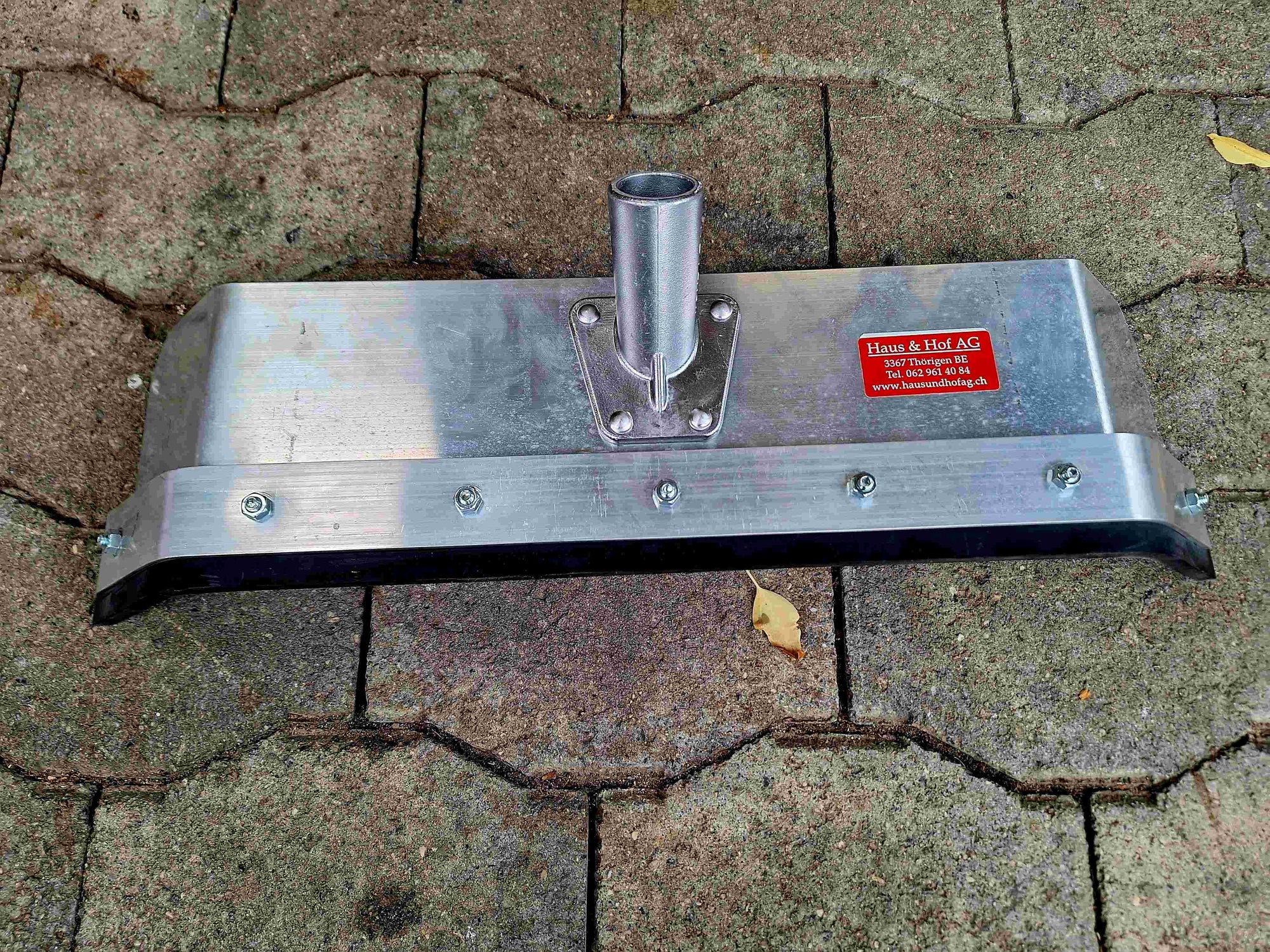 Alu-Abschorer mit Gummi-Lippe