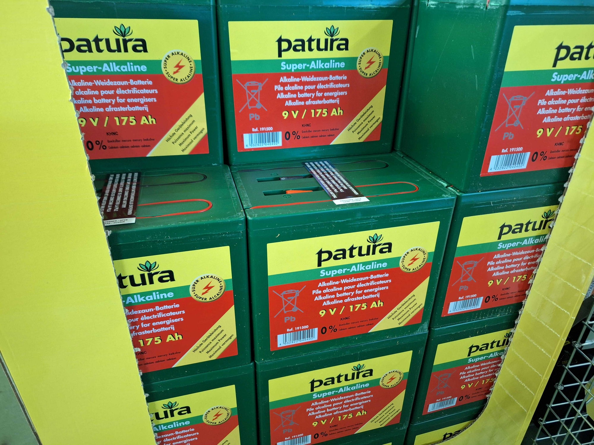 9 Volt Batterien 175 Ah Patura