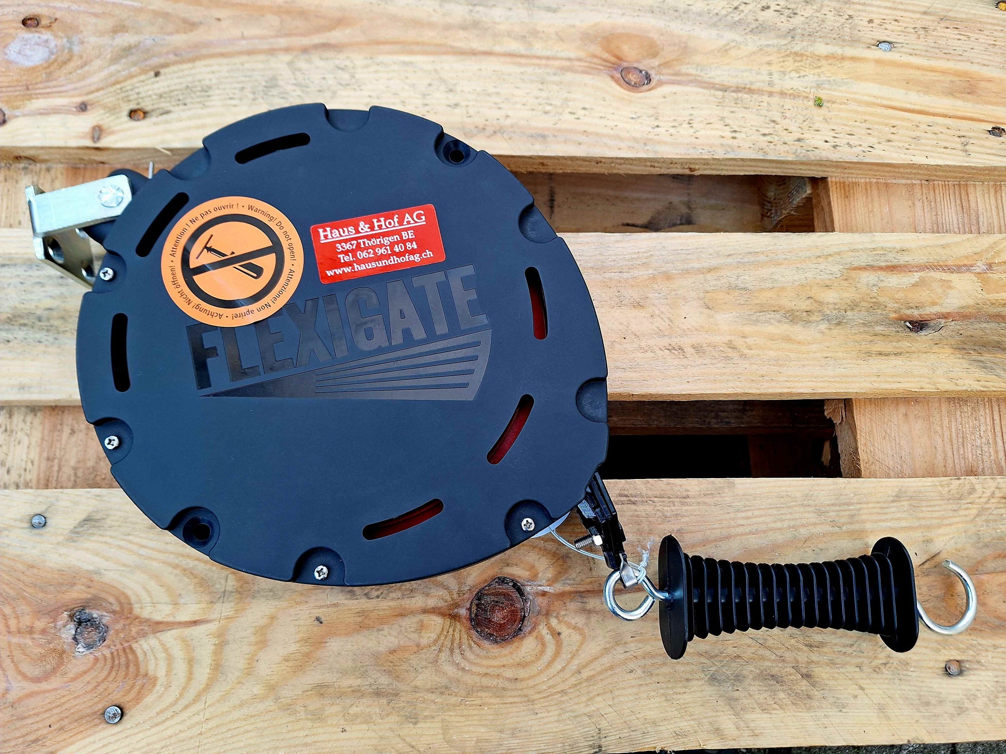 Rückzug-Bandrolle Flexigate 19 m