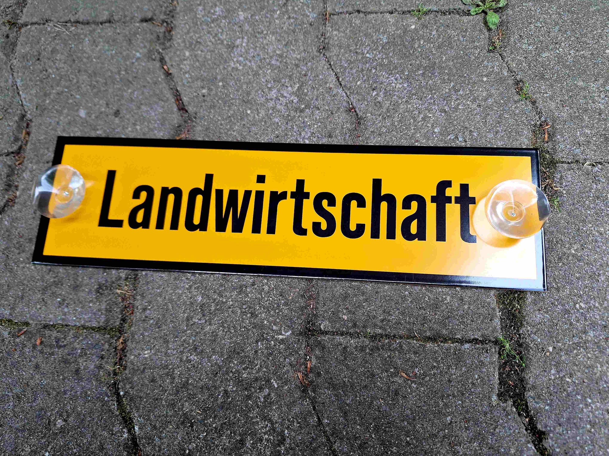 Alu-Tafel 'Landwirtschaft'