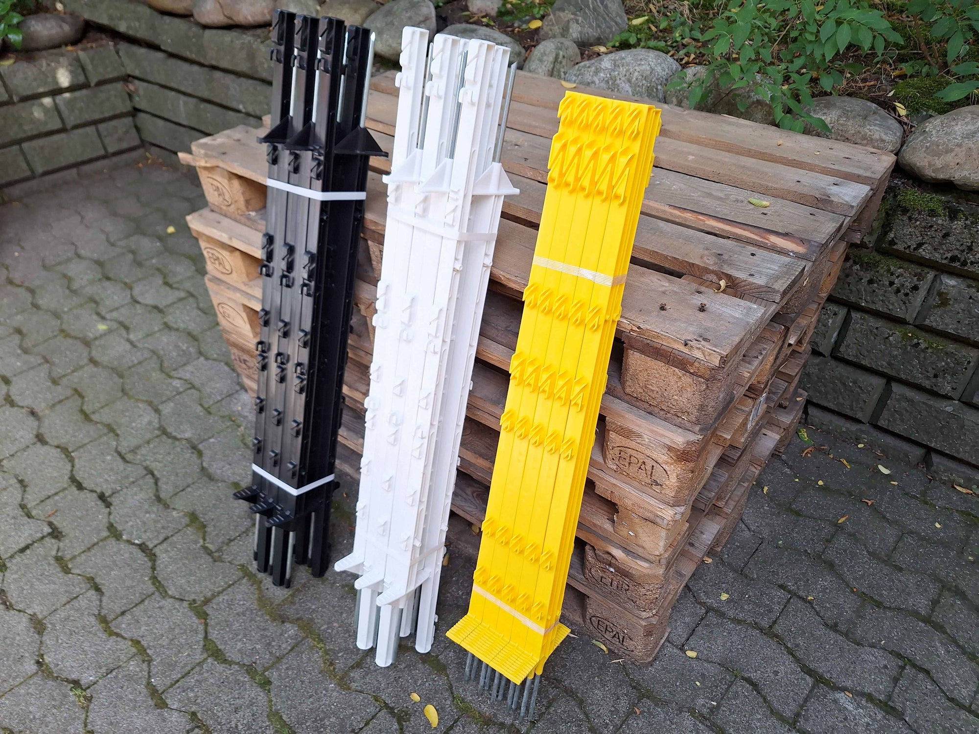 Kunststoff Zaunpfähle