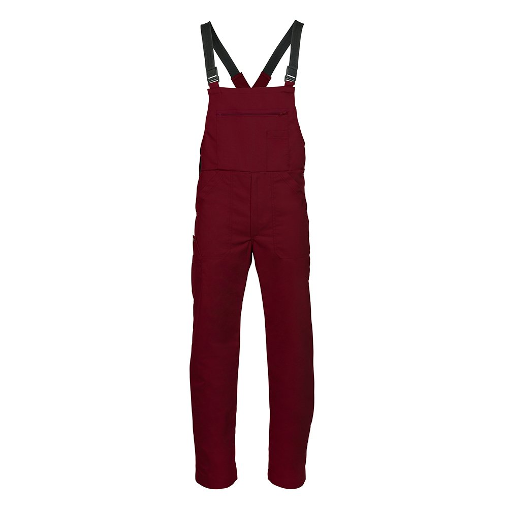 Latzhose Standard grün oder bordeauxrot