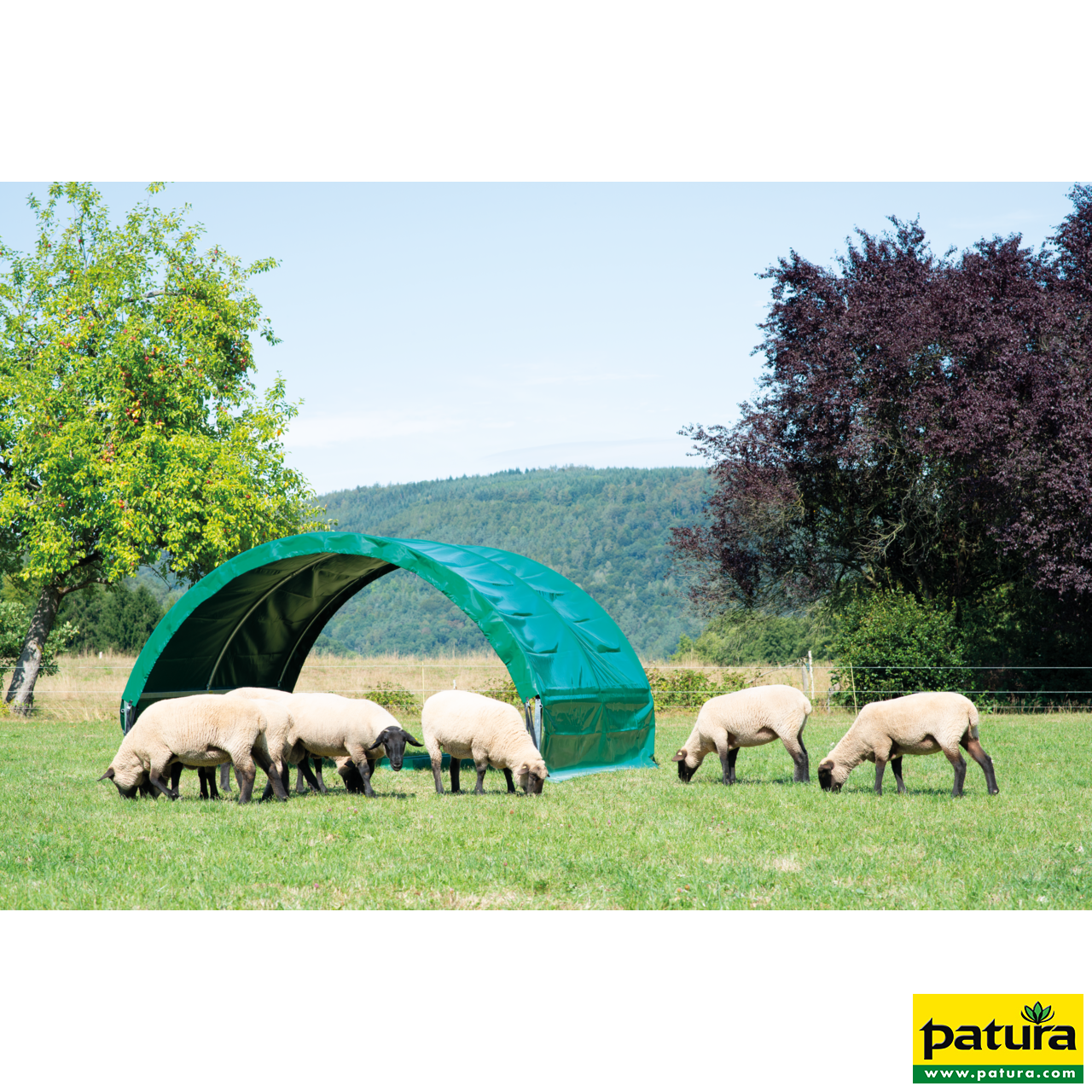 Rundbogenzelt 3,6 x 3,0 Meter Patura