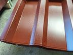 Trapezbleche / Profilbleche rotbraun RAL 8012 mit Lackschaden/etwas Weissrost