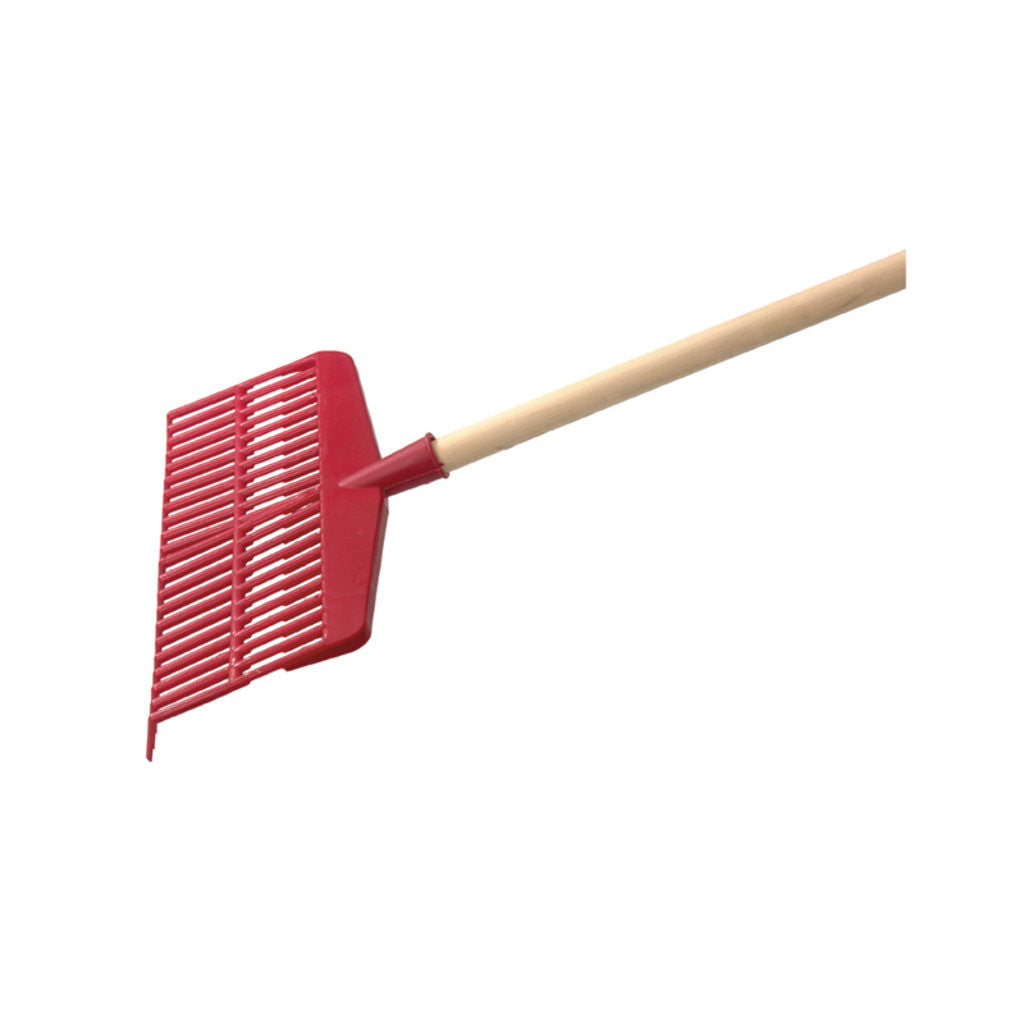 Laubbesen Kunststoff rot