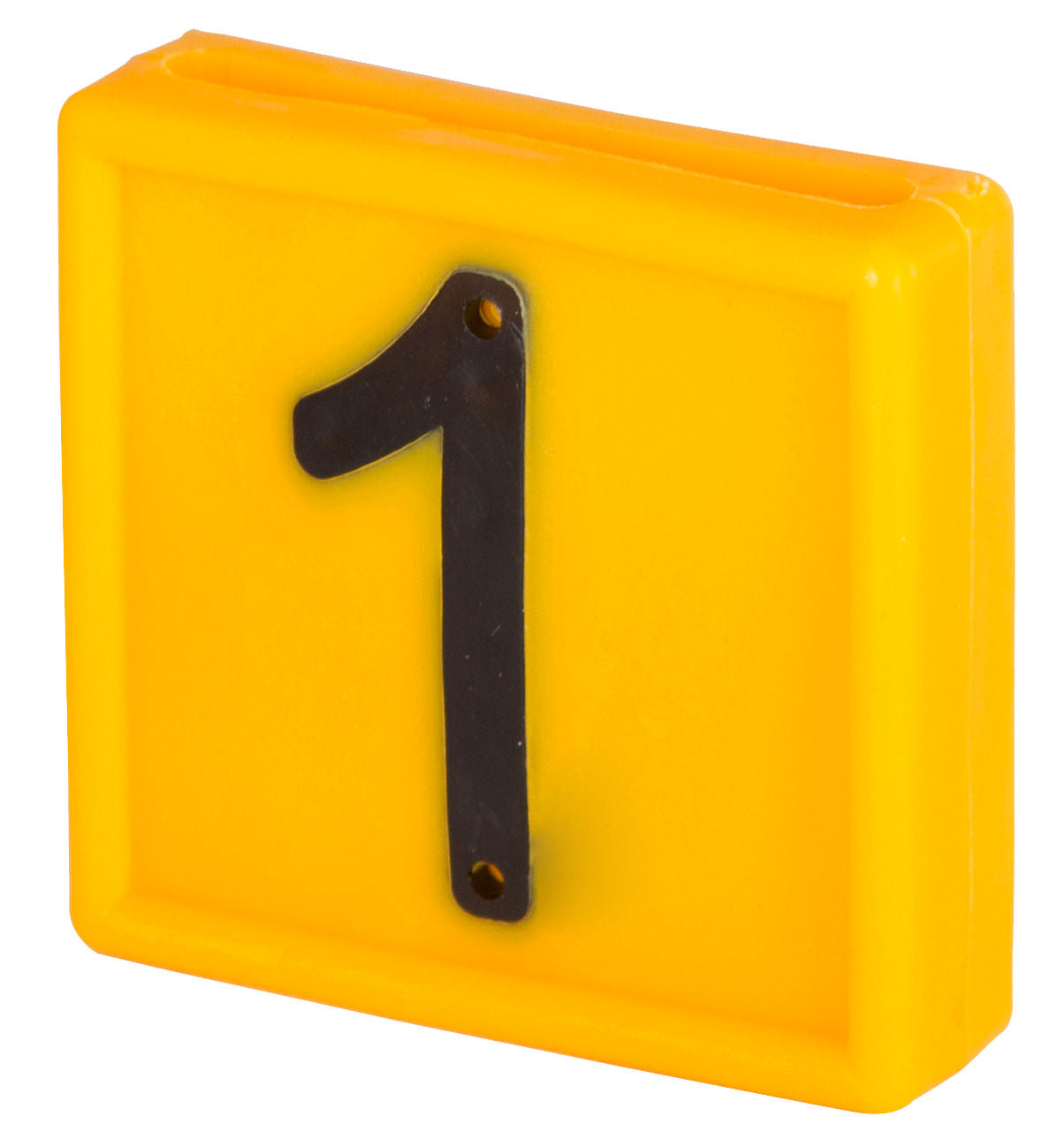 Nummernblock gelb, für Halsriemen Rindvieh