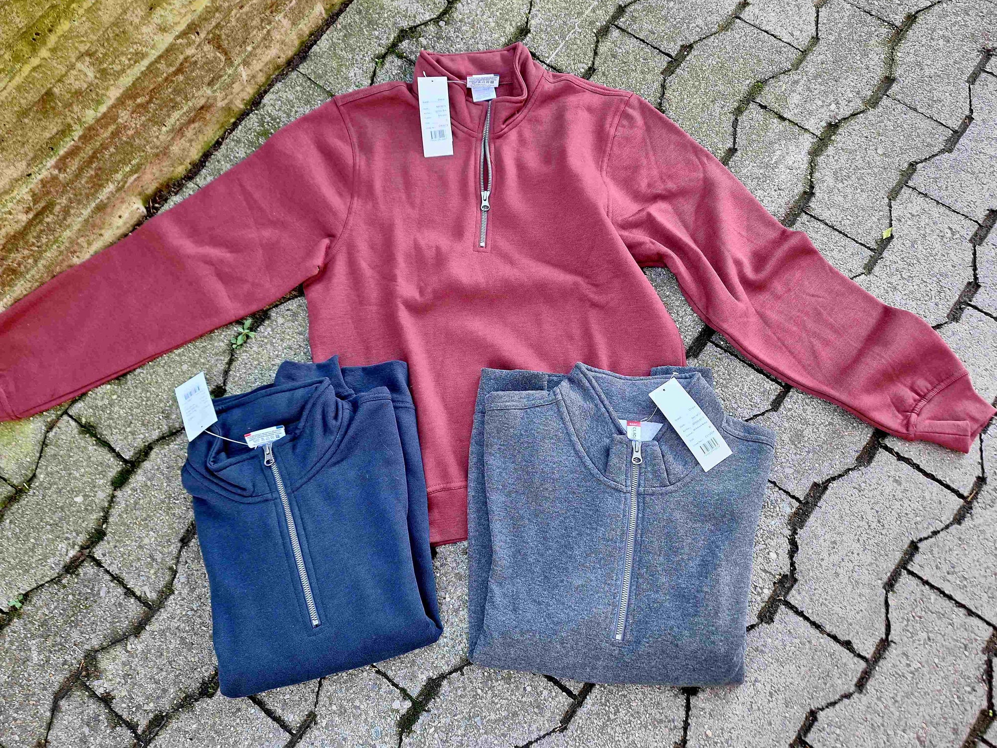 Pullover mit Reissverschluss