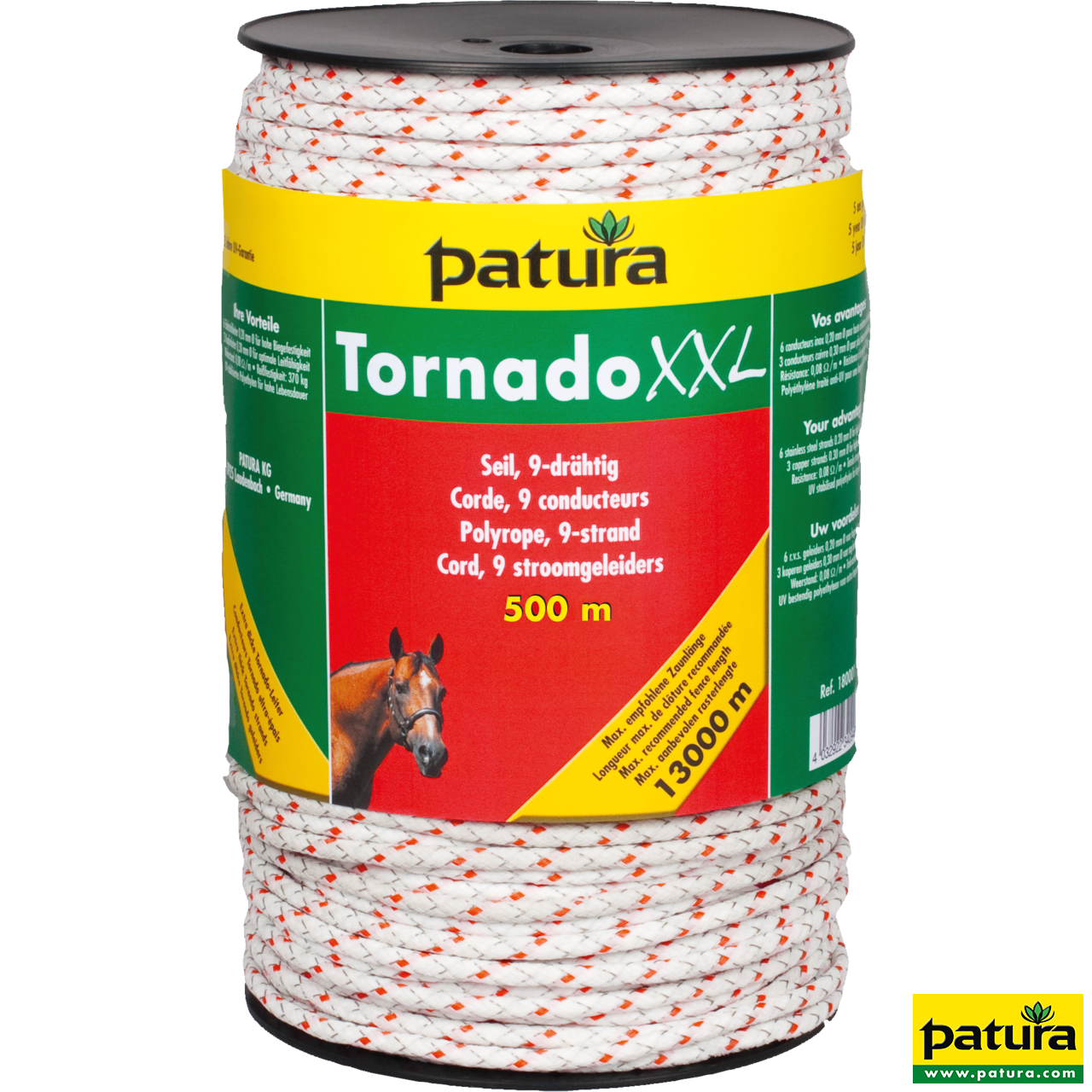 Zaun-Seil Tornado XXL 200 Meter und 500 Meter