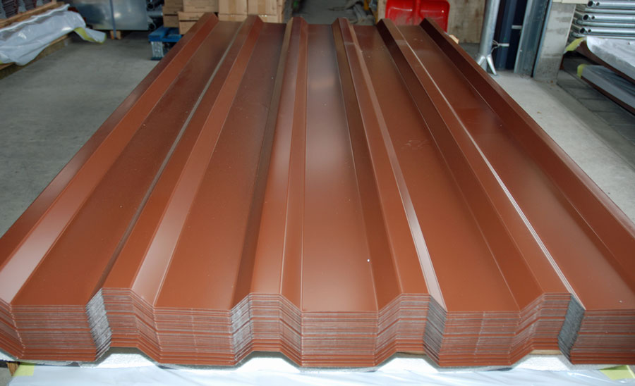 Trapezbleche / Profilbleche braun RAL 8011